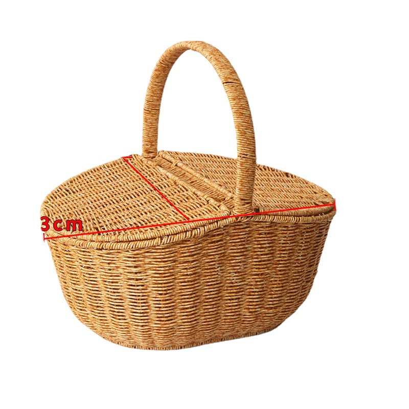 Handheld storage basket, woven storage system, pack, Birthday gift