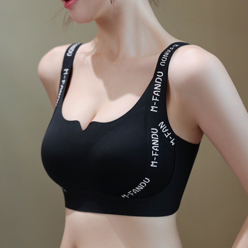 Big Chest Showling Small Chest Underwear Women's Gather-up Collocable Parm Anti-sagging Pregnant Women's chubby girl plus size Sports Bra Thin