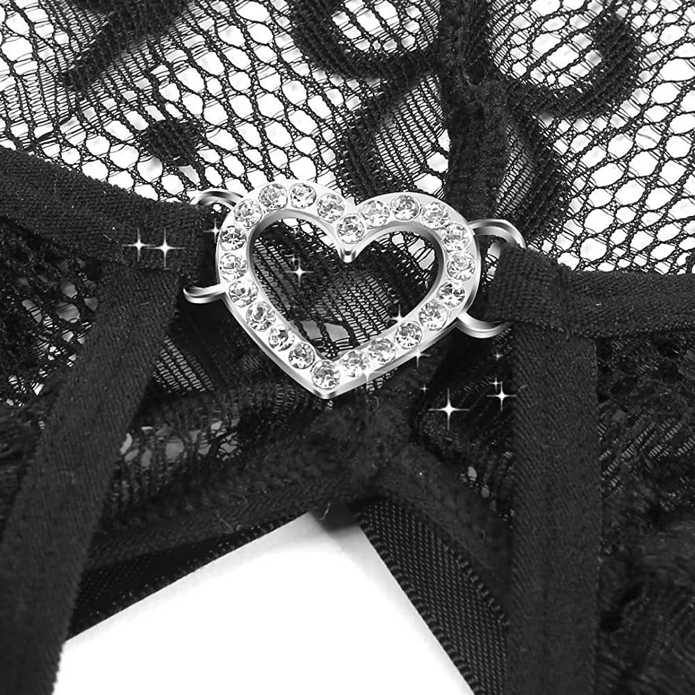 70g Weight Sexy Feel Of Sensation Sleeveless Sleeve Length Sexy Lingerie, Pajamas Lingerie Type Nylon, Lace Fabric Type Jumpsuit Bra Style 1 Set Quantity Strap Neckline Slim Fit Type Solid Color Pattern 3/4 Cup Bra Cup All Seasons Season Women's Gender Women's Solid Color Jumpsuit Sexy Lingerie Pajamas 10