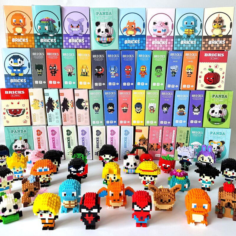 Cross-Border Hot-Selling Toys, Tiny Particle Building Blocks, Cartoon Trendy Toy Figures, Blind Boxes, Children's Educational Toys Wholesale Cross-Border Hot-Selling Toys, Tiny Particle Building Blocks, Cartoon Trendy Toy Figures, Blind Boxes, Children's Educational Toys Wholesale