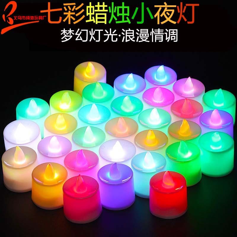 LED vela luminosa lámpara de vela electrónica festivales propuesta de regalo creativa romántica propuesta roja propuesta de matrimonio