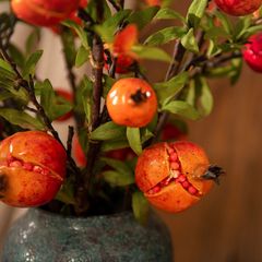 Simulated flower cracked opening simulated pomegranate manufacturer home decoration cross-border wedding wholesale INS fake flower MW25588