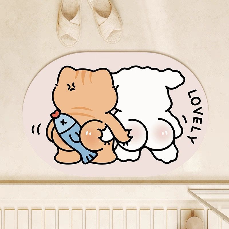 푸른 물고기 핀치 피피 [바닥 매트]