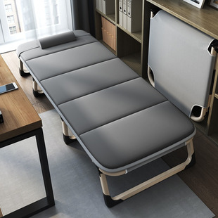 Folding Bed Single Office Lunch Break Bed Portable Reclining Chair Hospital Companion Bed Simple Nap Bed Camp Bed