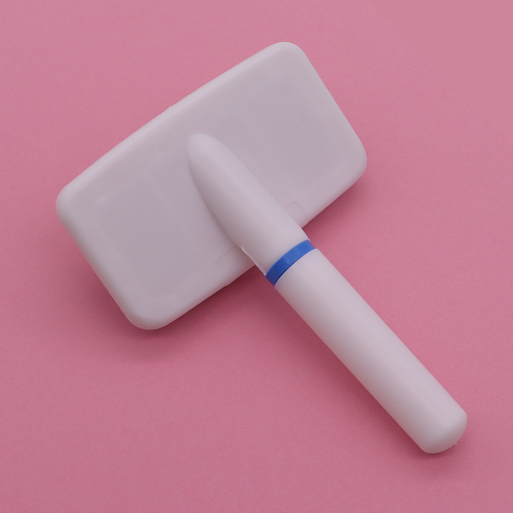 Peine para mascotas de plástico aguja peine perro depilación peine blanco gato belleza masaje peine airbag depilación peine suministros