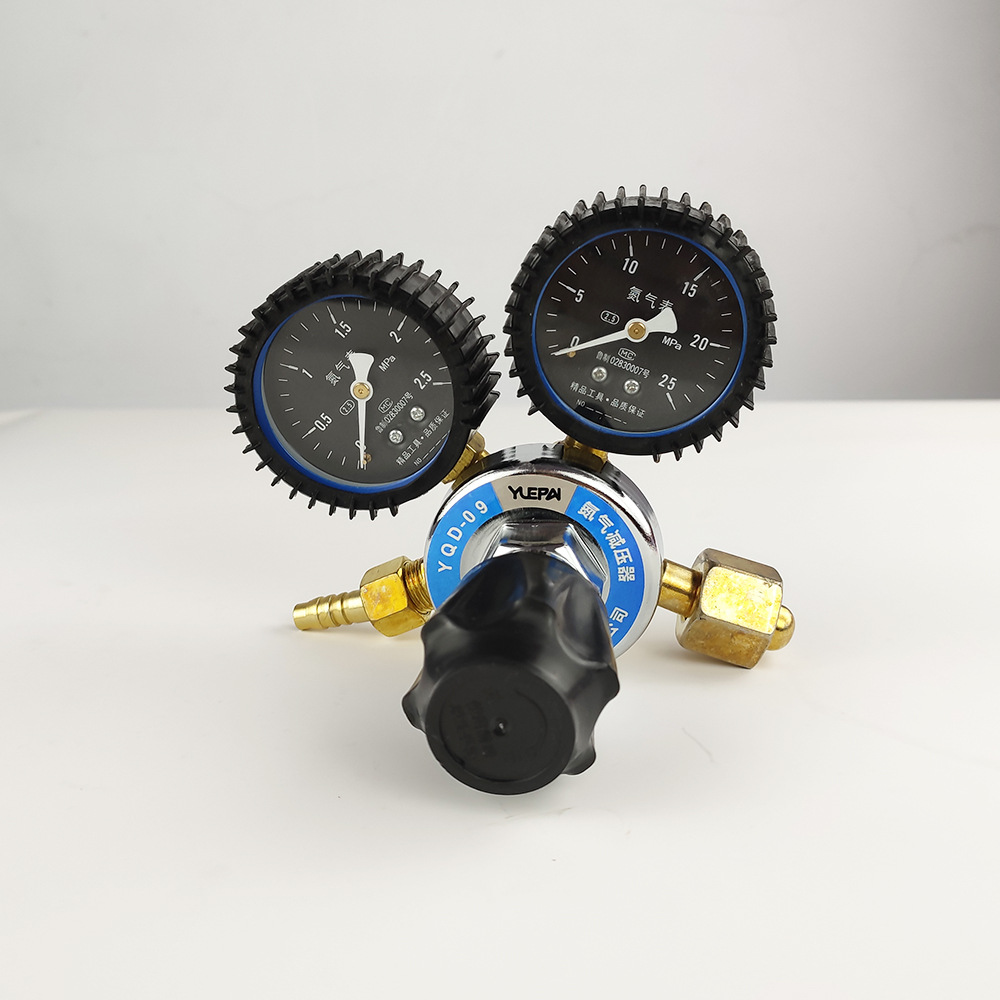 厂家直发氮气减压阀 批发氮气压力表 氮气减压器