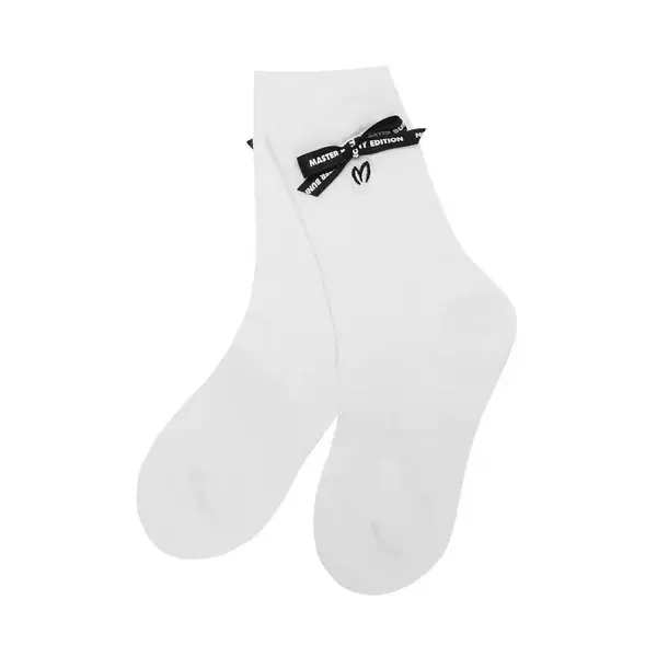 25 Korean-Style Original Golf Socks for Women, Lightweight and Breathable Bow Short Socks, Outdoor Versatile Sports Socks Trendy