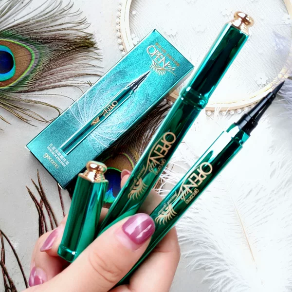 Gemon Peacock eyeliner pen quick-drying waterproof sweat-proof long-lasting non-blooming non-makeup beginner makeup eyeliner