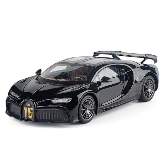 Qiyi 1:18 Bugatti Kailong Racing Road Edition Night Sound Alloy Car Model sports car Ornaments Boy Gift Wholesale