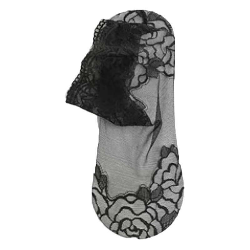 Calcetines de mujer de primavera y verano a media pantorrilla calcetines de tobillo de encaje calcetines de fondo de algodón japonés al por mayor directo de fábrica al por mayor suministro de puesto