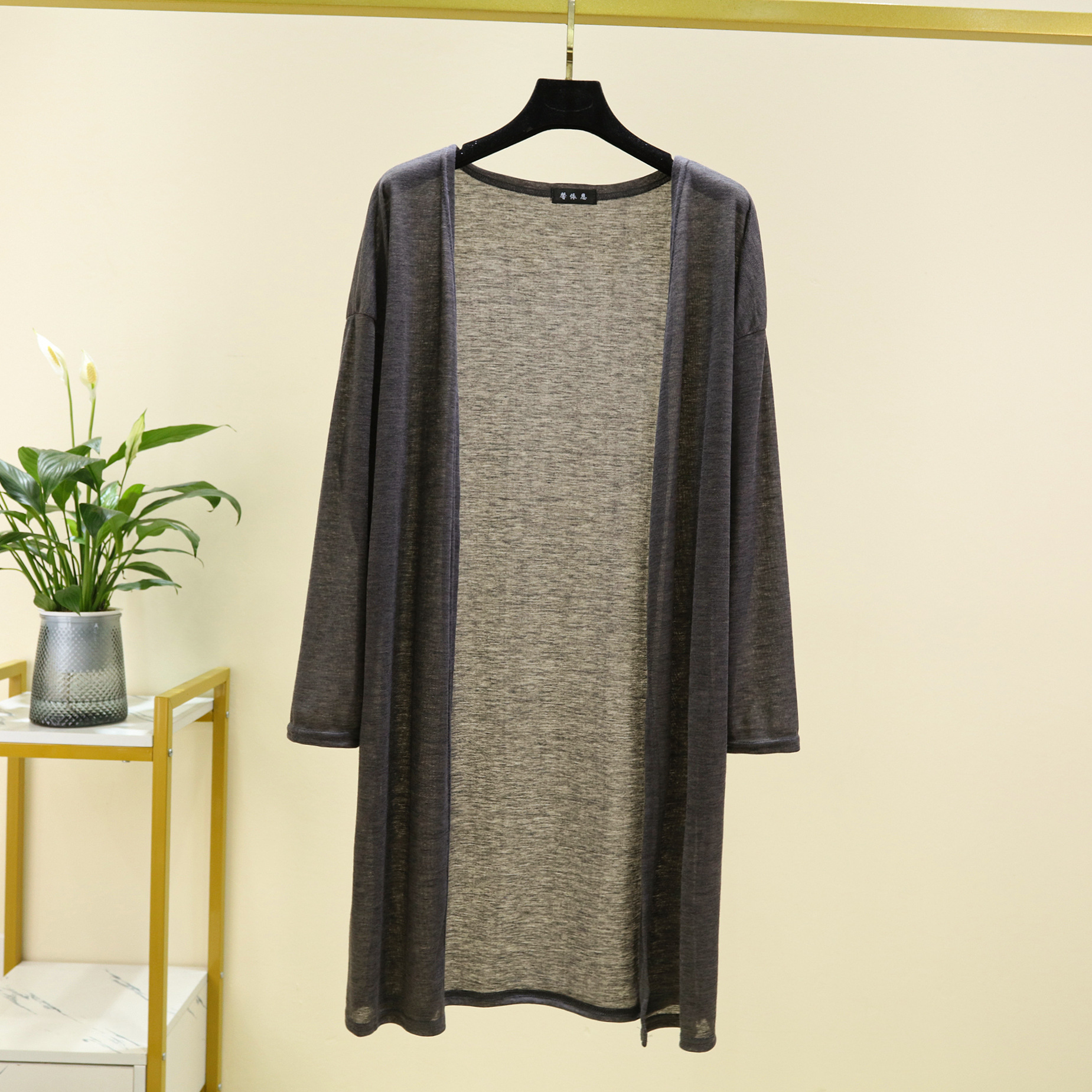 Delgada camisa de protección solar de manga larga para mujeres primavera y verano suelta adelgazamiento largo cardigan chal abrigo exterior aire acondicionado camisa image 11