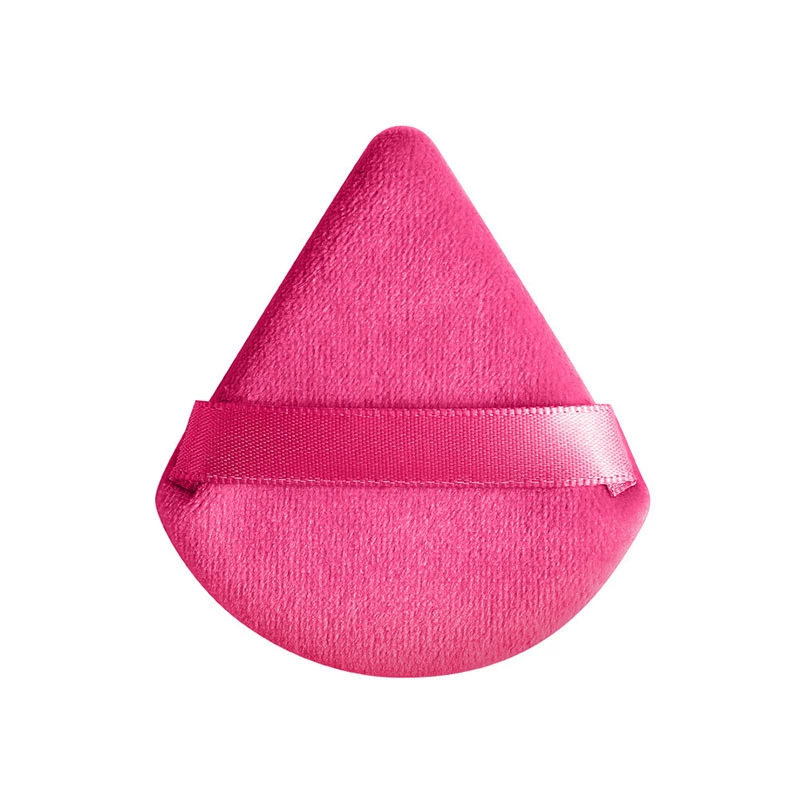 Soft makeup sponge set, square & triangular double-sided powder puffs, assorted colors