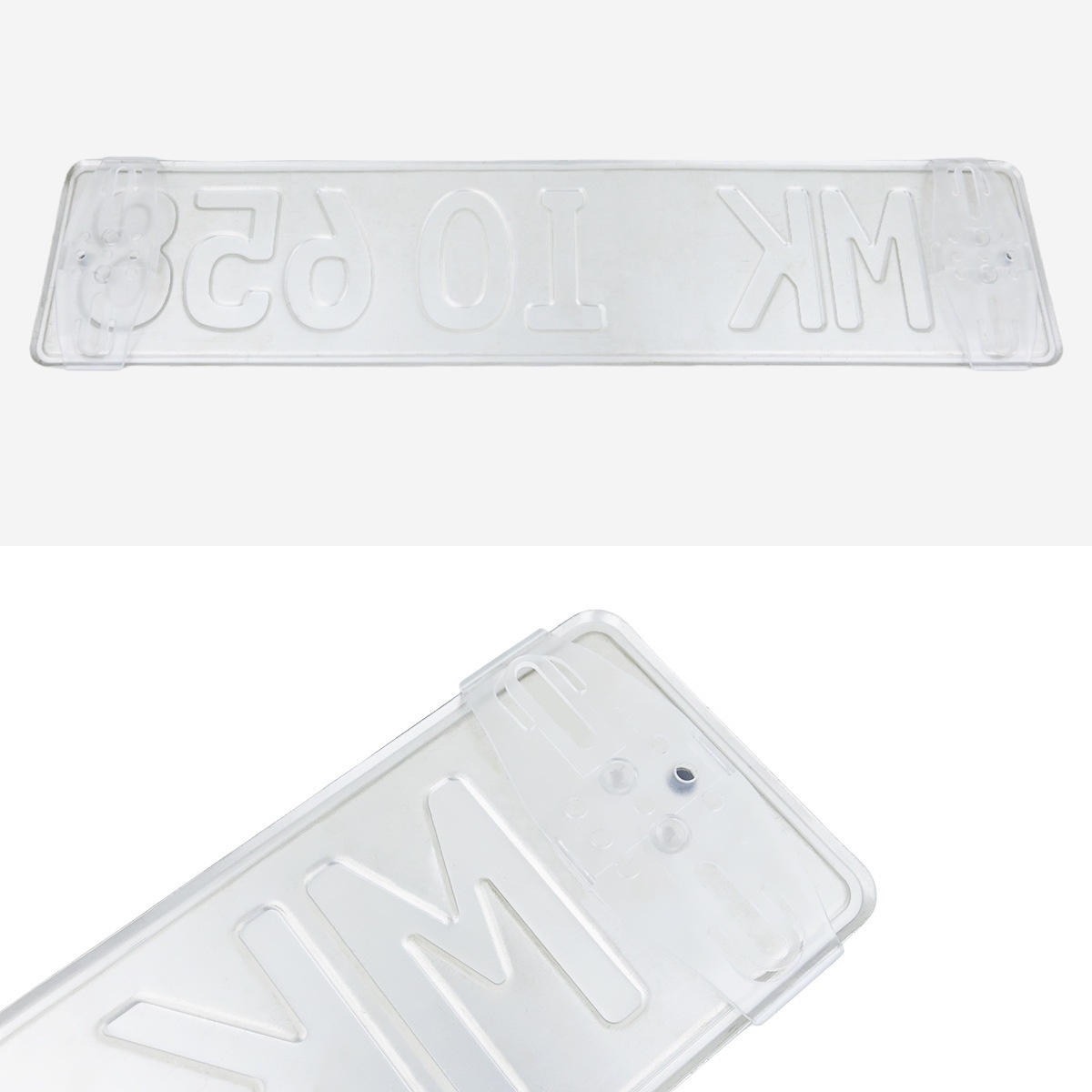 European License Plate Frame, Russian License Plate Frame, German License Plate Frame, European License Plate Buckle, Four Pieces