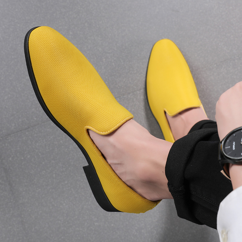 Neue Slip-On-Schuhe in großer Größe, Mesh-Stoff, lässig, vier Jahreszeiten, leichtes Fuß-Set für Herren, faule Halbschuhe, Herrenschuhe_voghion.com