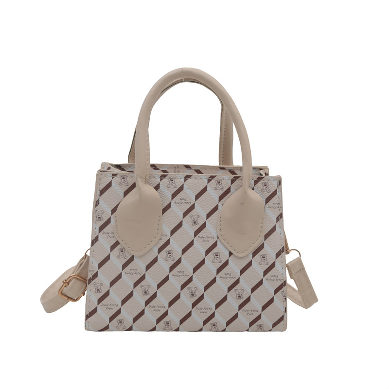 Bolso de mujer 2024 nuevo bolso de moda con textura bolso de hombro de cercanías con estampado de estilo occidental bolso de mensajero de gran capacidad de moda