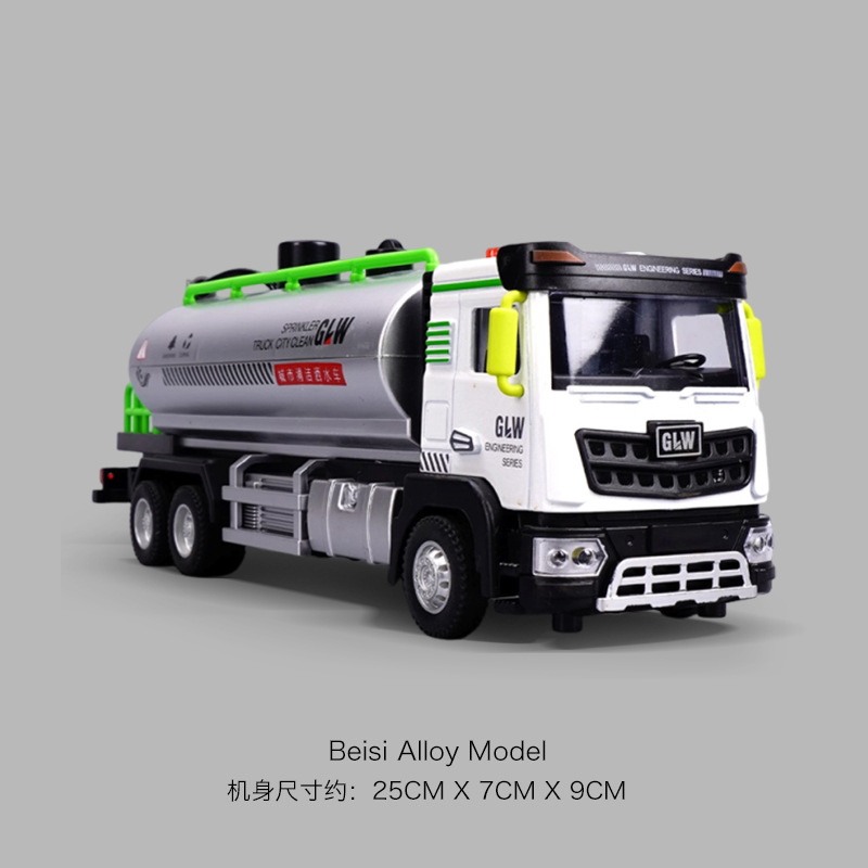 Gran remolque juguete niño camión de rescate en carretera grúa de transporte plana ingeniería de automóviles niños camiones grandes