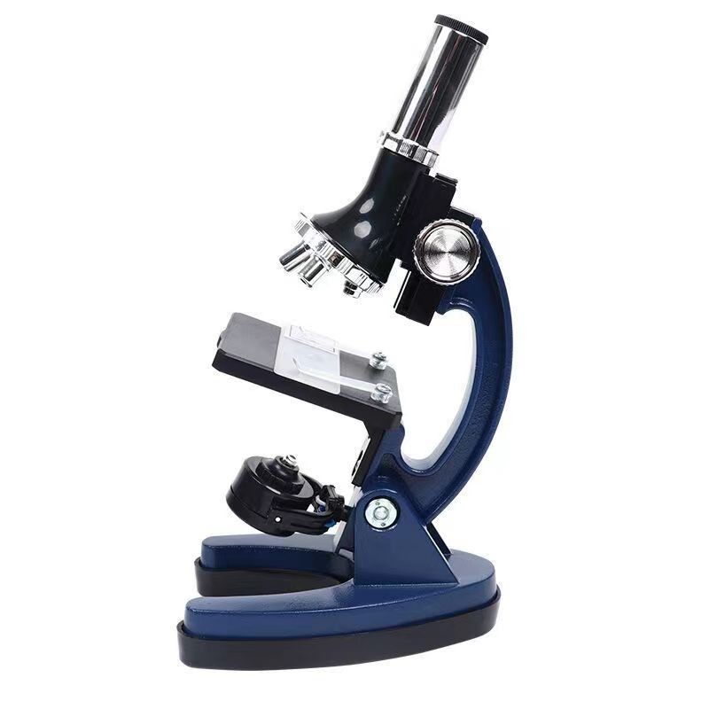 1200x proveedores de equipos de microscopio de maleta de microscopio de laboratorio de enseñanza de metal