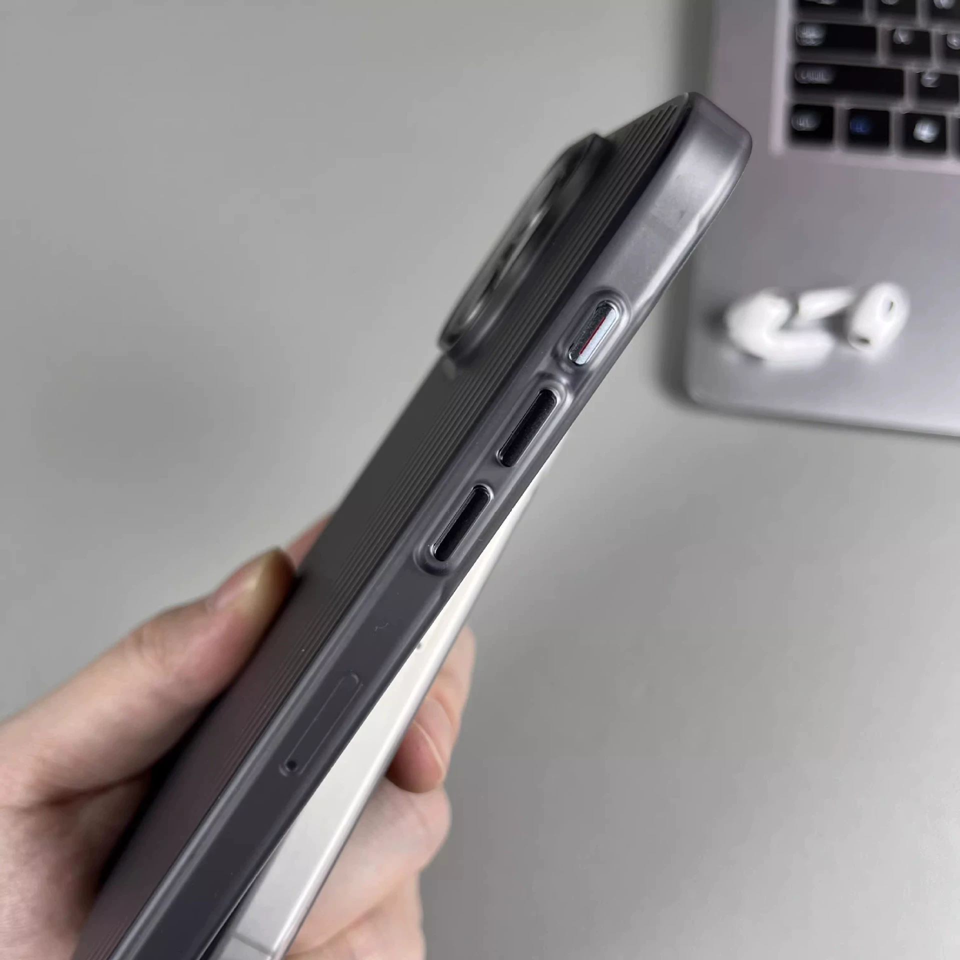Apple, совместимый чехол для iPhone17, металлический матовый чехол для телефона, 17 Pro Max