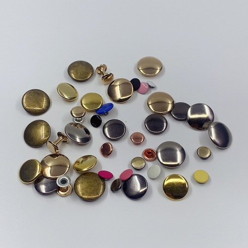 Metal rivets wholesale from the factory, single-sided double-sided copper and iron toggle clasps, box, leather goods, gift bag pure copper rivets