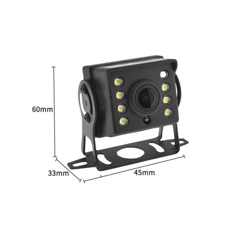 5-Inch Foldable Car-Mounted Display Screen, High-Definition Reversing Image Display Screen for Trucks, Vans, and Buses, 12V24V Universal for Front and Rear Use