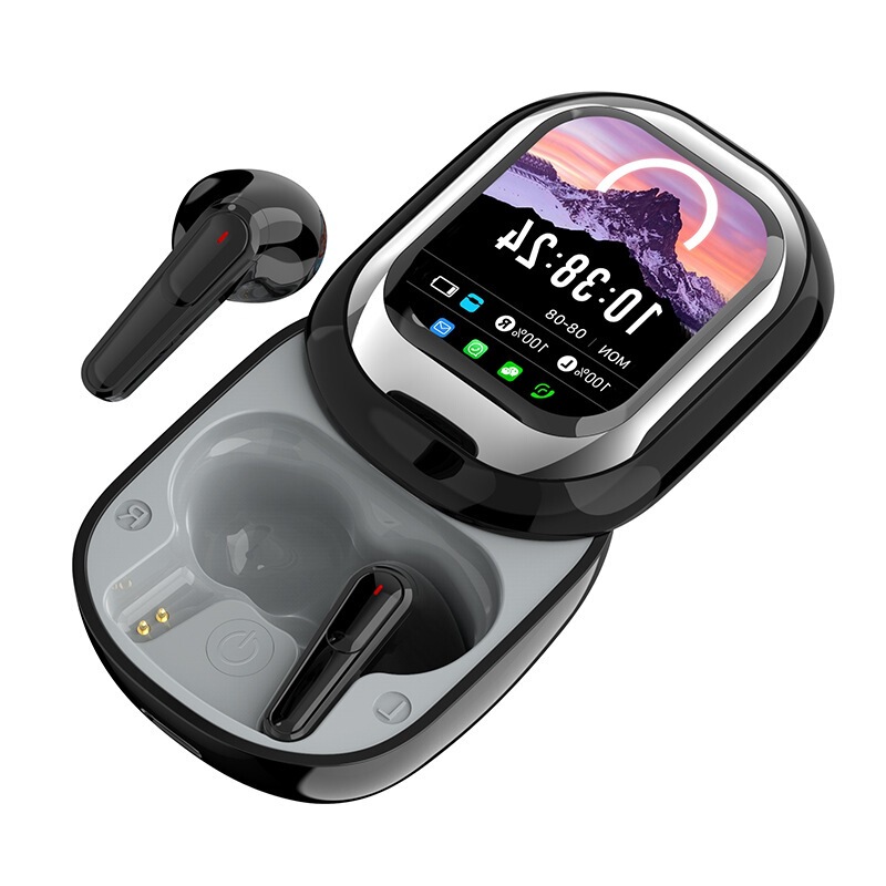 * 新しい国境を越えた爆金TWS入耳式スクリーン付きbluetoothイヤホンノイズ低減透過式カラースクリーンタッチSE!|undefined
