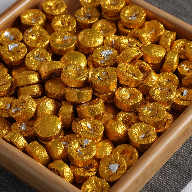 Оптовая продажа мини-чая из выдержанных ароматных клейких рисовых пуэров, мини-чай из спелых рисовых зерен с приятным ароматом, выдержанный ароматный чай из клейких рисовых зерен Мэнхай.