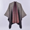 Demi-season universal scarf, cloak for traveling, ethnic cashmere, trench coat, European style, ethnic style, increased thickness