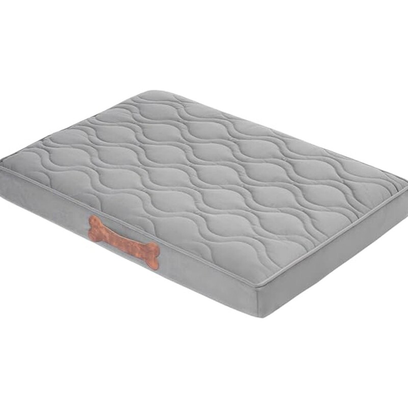 Customized Dog Cage Waterproof Orthopedic Dog Bed with Non-Slip Bottom Washable Kennel Bed Dog Mattress Removable and Machine Washable