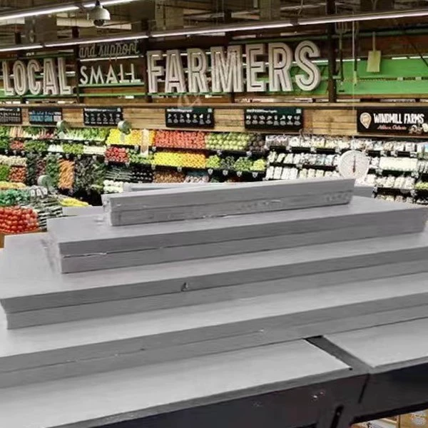 Супермаркет свежей фруктовой пенопластовой доски Поддельная нижняя панель дисплея Серый экструдированный лист кольца создает 4 выстрела Чжао Чжицяня