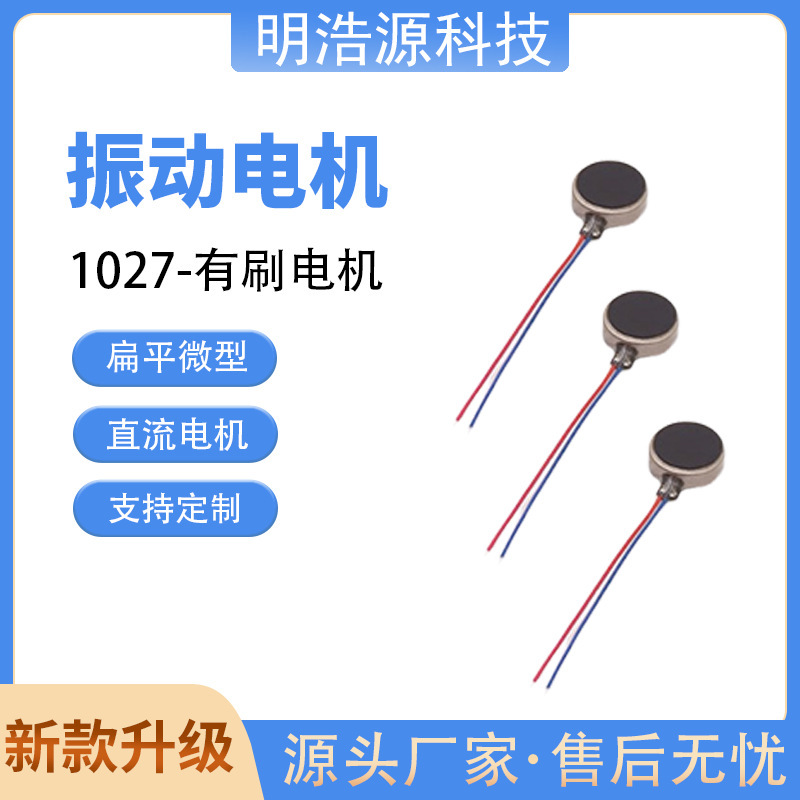 1027 Micro Brushed Flat Dc Motor Mini Vibration Small Motor Electric Motor Smart Product Professional