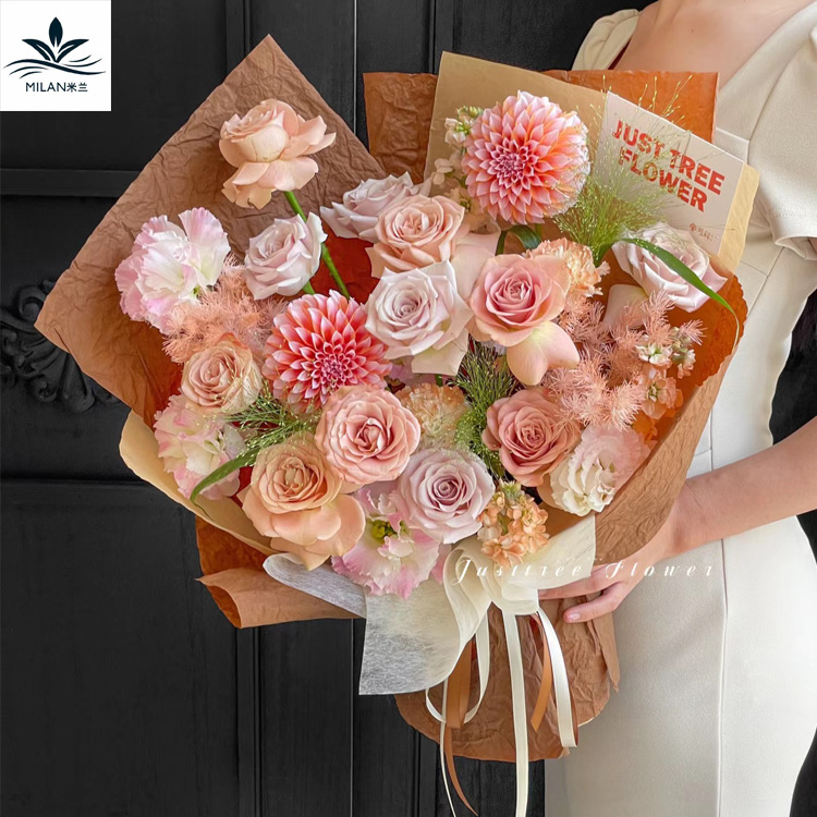 手工雪奈纸蓬蓬手揉纸花艺包花内衬纸鲜花花束包装DIY材料礼物纸