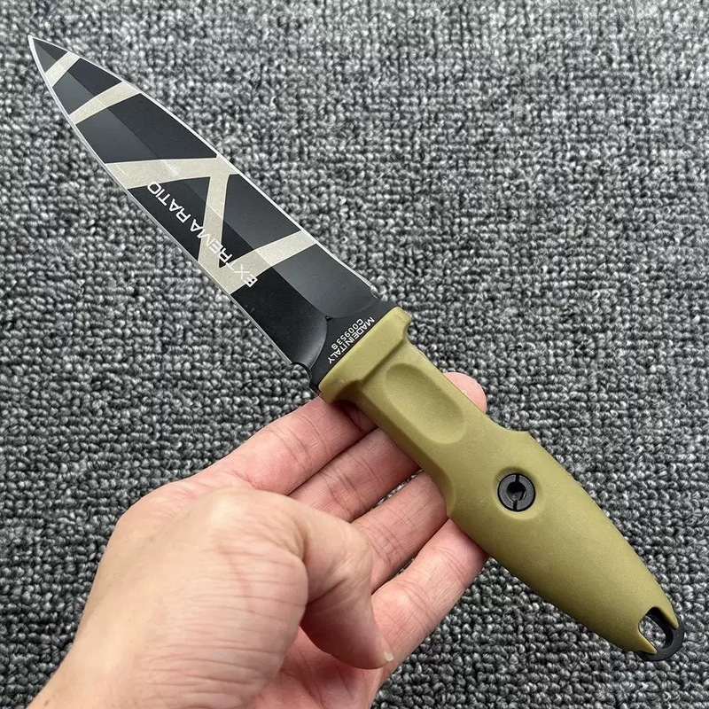 极端武力-罗马执政官直刀高硬度厨房家用户外露营多功能工具刀|undefined