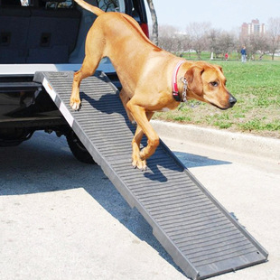 Amazon pet ladder for large dogs long folding non-slip auxiliary dog ladder