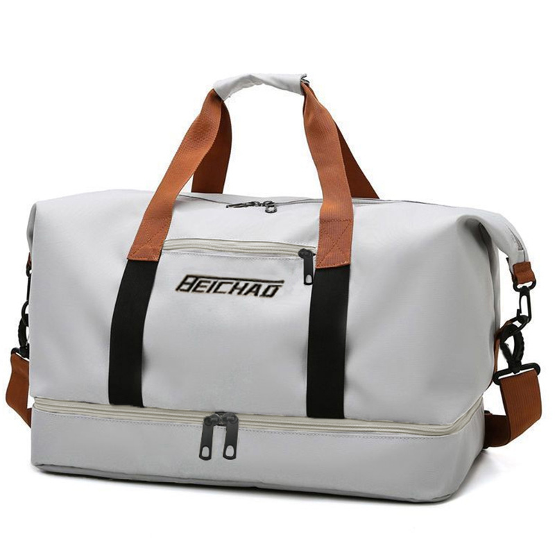 Bolso de Viaje de Gran Capacidad de Tela Oxford y Nylon Impermeable y Resistente al Desgaste para Viajes Cortos