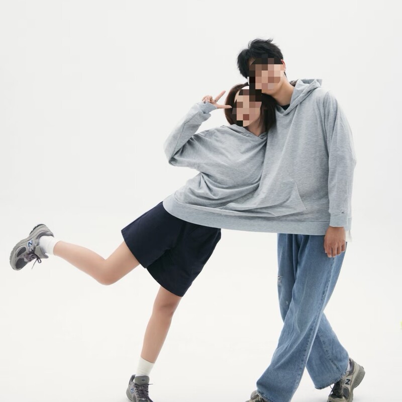 【Large Stock】2026 New Couple's Matching Funny Sweatshirts, Cross-Border Hot-Selling Intimate Loungewear Trend