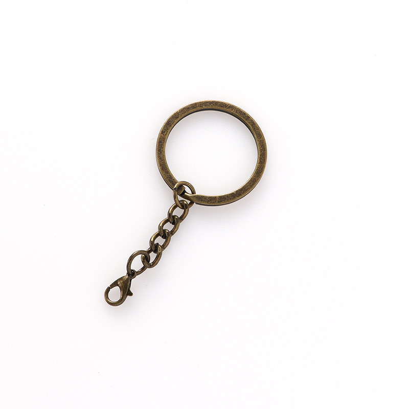 30青古銅キーホルダーDIYアクセサリーアクセサリー手作りペンダント金属キーホルダー卸売りキーホルダーリングレトロ|undefined