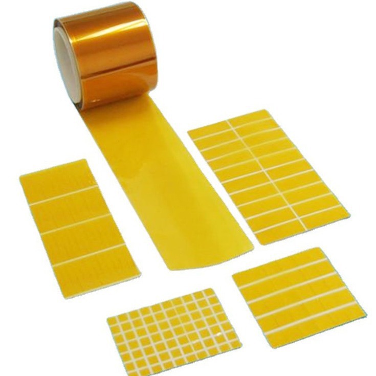 耐高温金手指聚酰亚胺pi高温胶带绝缘茶色金色PI不残胶不残胶模切