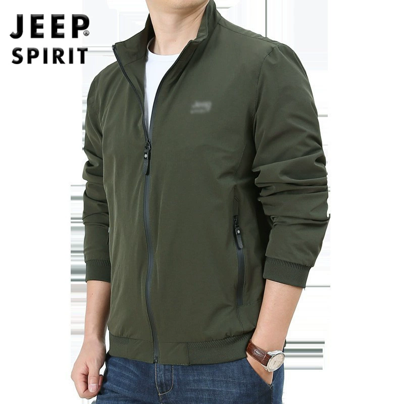 JEEP джип куртка для мужчин тонкий осенний новый повседневный воротник куртка свободного большого размера 2820 2820B