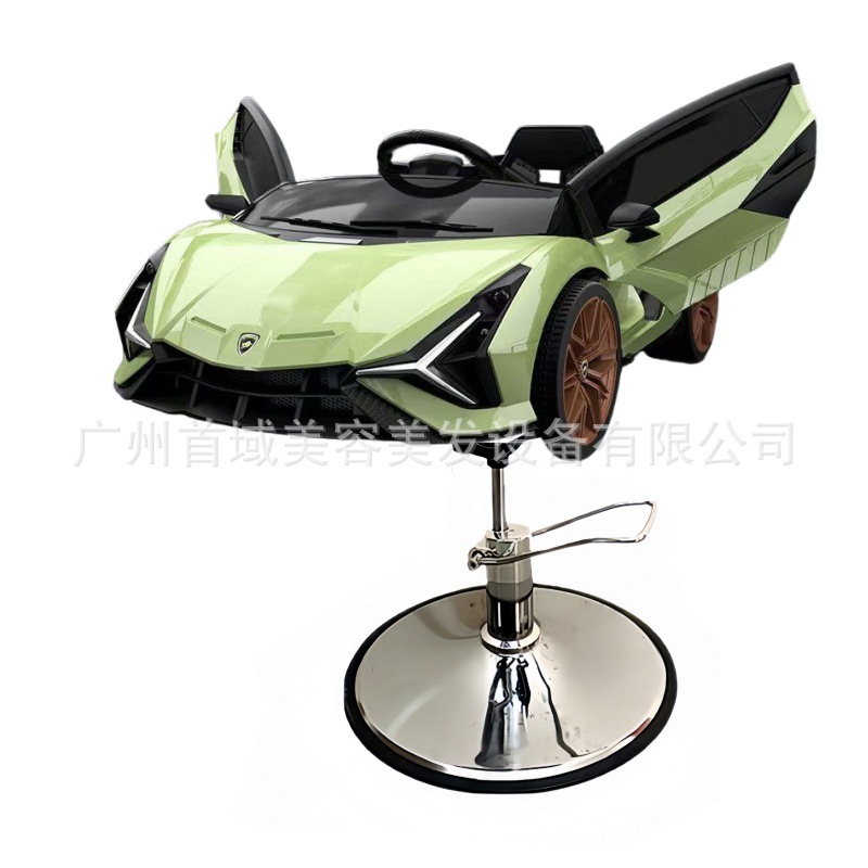 Silla de peluquería transfronteriza para niños silla de cabello giratoria silla de elevación salón de peluquería multifuncional asiento de automóvil de dibujos animados al por mayor image 79