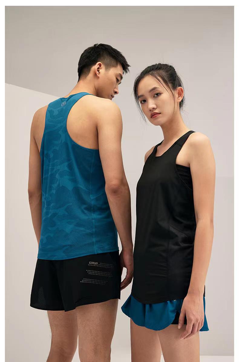 Chalecos de maratón para hombres y mujeres con blusas relajadas y secas sin mangas ropa de entrenamiento de atletismo se puede imprimir r315 image 5