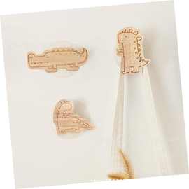 木质卡通挂钩架实木墙上儿童抽屉柜子把手壁挂式衣服帽子收纳架