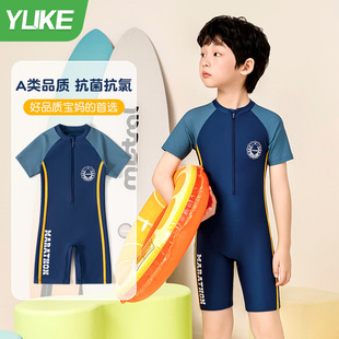Children's Swimwear Boys New Class A Antibacterial Anti-chlorine Quick-drying Boys' one-piece Swimwear Large Children's Swimwear Wholesale
