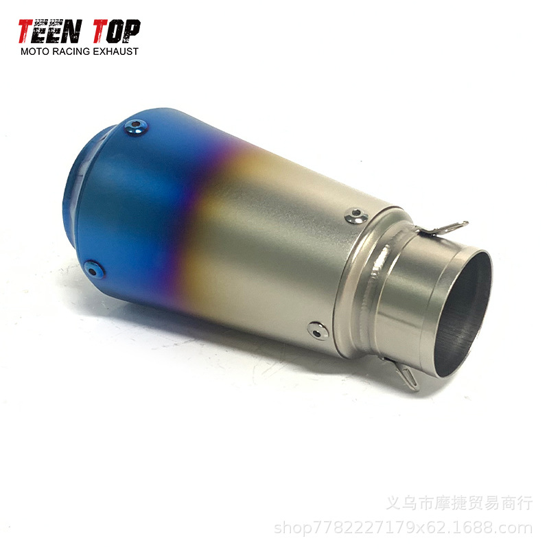 Motorcycle Modified Dual Exhaust Pipe Tailpipe for Zongshen 800, 450Sr, Huanglong 250, Cbr250 Universal Model