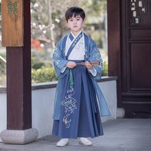 汉服男童2025春秋新款唐装儿童传统古装古风帅气国学套装中国风夏
