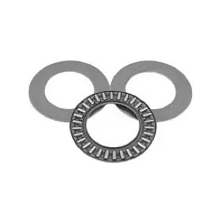 厂家供应轴承钢三片式平面推力滚针轴承