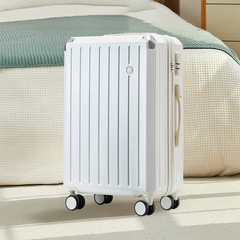 New fashionable suitcase with spinner wheels, pull-along suitcase, leather box for men and women, student travel box, large capacity, lockable box