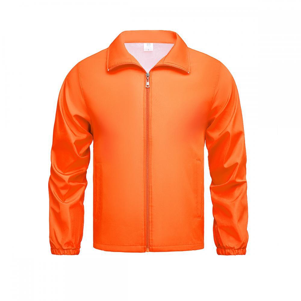 翻领风衣长袖定制超市产品促销工作服