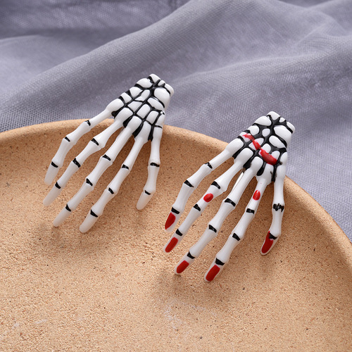 Harajuku Bloodshot Eyeballs Halloween Bloody Eyes Halloween Accessories Funny Hairpins Cross-Border Headwear Wholesale