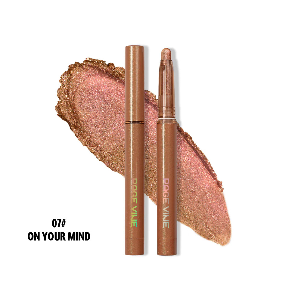 Maquillaje PAGE VINE, Iluminador en Barra, Sombra de Ojos en Barra Amazon TK Aegyo-sal, Sombra de Ojos en Lápiz de 12 Colores, Sombra de Ojos de Gran Marca