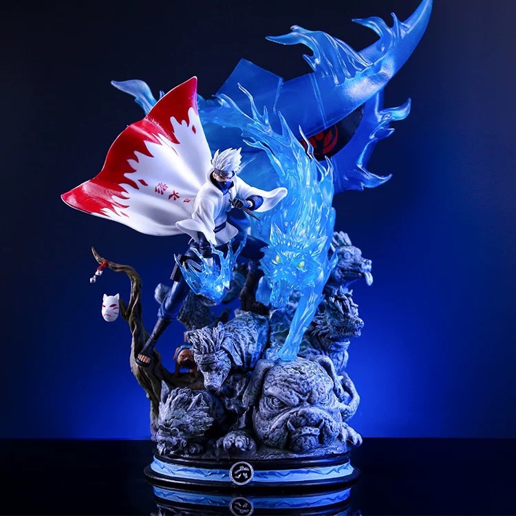 Naruto Series Cs Kakashi Hatake Kakashi Sixth Hokage Anime Peripheral Model Trendy Toy Figurine